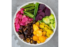 Image Colorful vegetable chips.