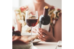 A wine glass.