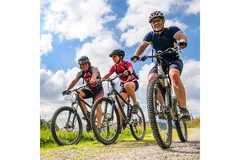 Three professional bikers.