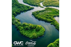 A river with trees around it