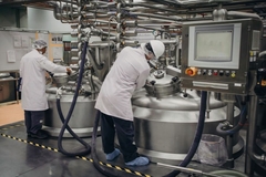 Image Workers at an industrial fermentation plant.