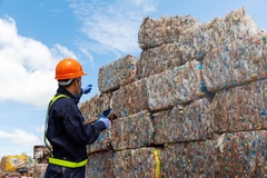 Plastic waste.