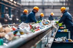 Image Plastic waste.