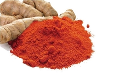 Image Turmeric root and curcumin powder.
