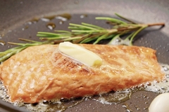 Image vegan salmon filet.