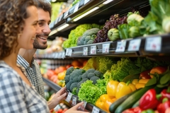 Image Plant-based shopping.