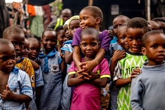 Image Group of smiling African children
