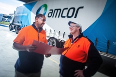 Image Amcor workers.