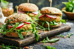 Image plant based burger.