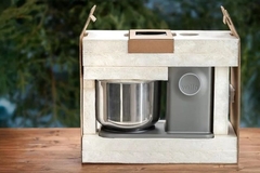 kitchen mixer in packaging box