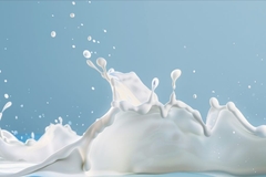 Image milk splashing