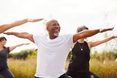 Image Healthy elderly people