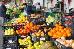 Image Fruit market.