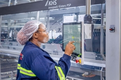 Image Operator at the The KHS PET line for Schweppes Zimbabwe.