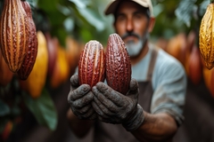 Image Cocoa farmers can use the new standard to report, track and mitigate greenhouse gas emissions.