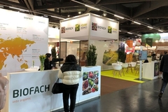 Image IFOAM's booth at Biofach 2025.