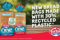 plastic packaging for a loaf of bread