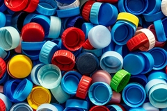 selection of plastic bottle caps