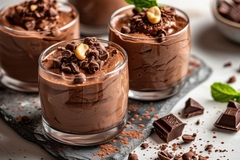Image High-protein chocolate pudding
