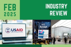 Image A graphic with a picture of US President Donald Trump and a laptop with the USAID website open on the screen.