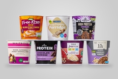 Image A group of instant porridge pots