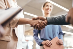 Hand shake, agreement
