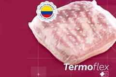 Image A piece of meat wrapped in a shrink barrier bag