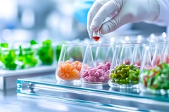 Natural colors in a lab.