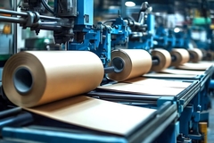 Image Kraft paper rolls.