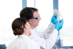 Image Clariant scientists testing the ingredient's performance