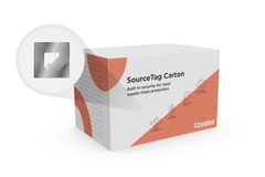 Carton printed with security tag.