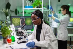 Image Researchers analyzing food composition