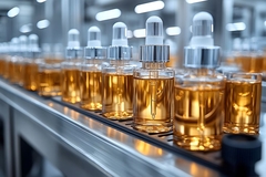 Scaling up production of bottles in a lab.