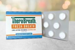 Blister packaging with chewing gum.