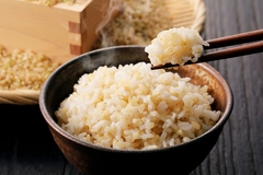 Brown rice.