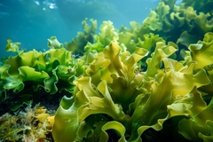 sea lettuce underwater