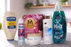 Image Unilever products on counter