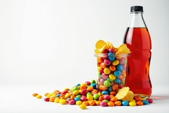 Image candies and soda