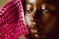 girl with glass skin