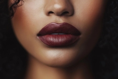 woman using wonderskin lip tint