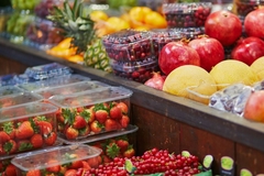 Image A display of soft fruit
