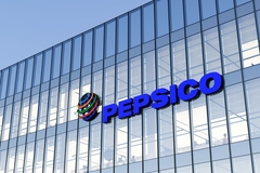 Image PepsiCo logo on building.