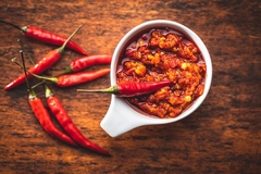 Image Flaming chili pepper