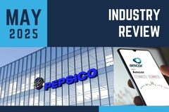 Image PepsiCo logo on building. Amcor logo on phone.
