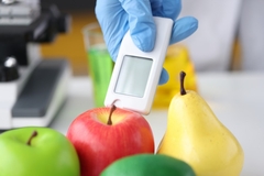 Image Sanitary checks on fresh fruit.