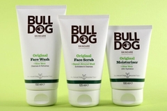 Image Face wash tubes with Bulldog logo.