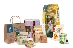 Image fiber based packaging collection