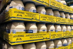 Image store display of real mayonnaise for sale