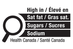 Image nutrition label