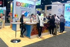 Exberry booth at a trade show